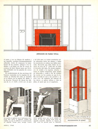 Usted También Puede Construir Una Bella Chimenea - Abril 1968
