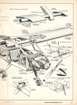 Construya esta nueva avioneta de 4 plazas - Agosto 1969