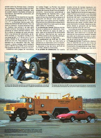 Escoja el mejor neumático para su auto - Mayo 1984