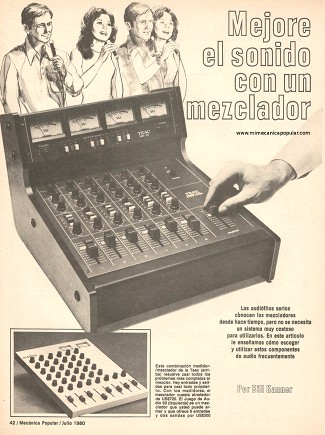 Mejore el sonido con un mezclador - Julio 1980