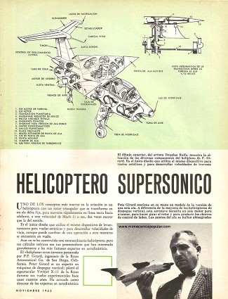 Helicóptero Supersónico - Noviembre 1962