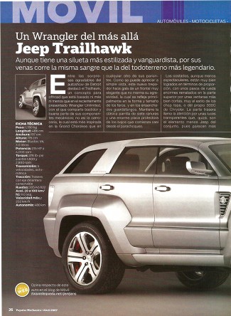 Jeep Trailhawk - Abril 2007
