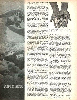 Cómo localizar tesoros en el fondo del mar - Febrero 1967