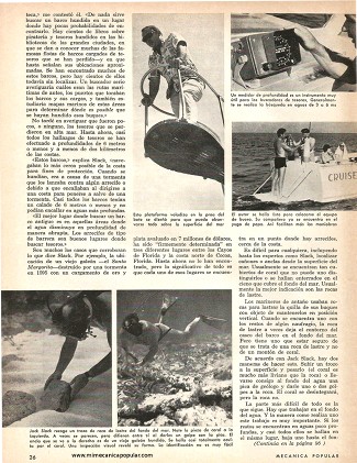 Cómo localizar tesoros en el fondo del mar - Febrero 1967