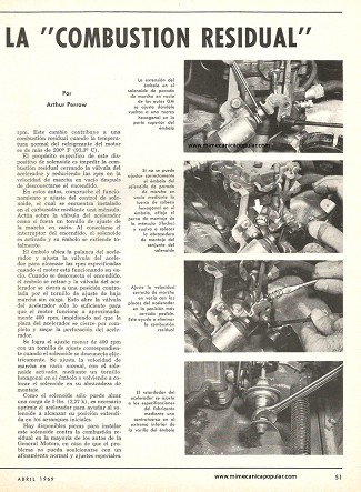 Lo que hay que hacer con la combustión residual - Abril 1969