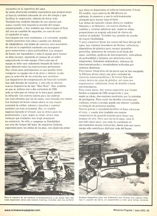 Nuevos Equipos para Actividades Submarinas - Julio 1973