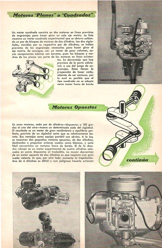 ¿Qué Forma Adoptará el Motor Fuera de Borda? - Noviembre 1957