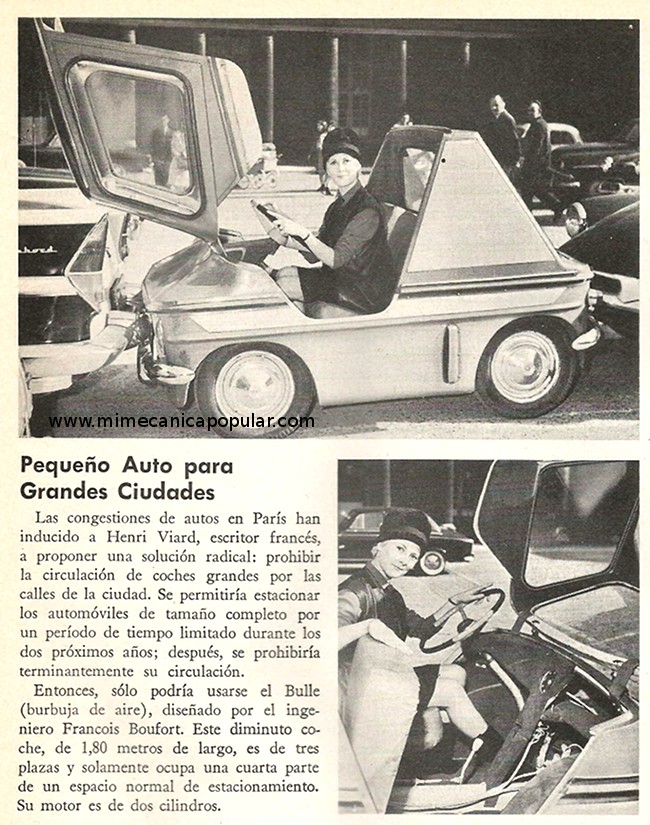 Pequeño Auto para Grandes Ciudades - Marzo 1962