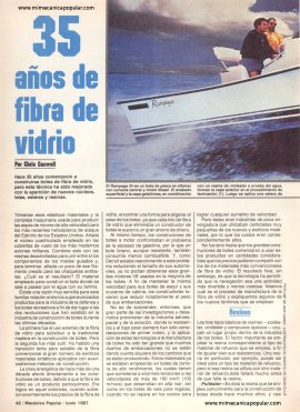 35 años de fibra de vidrio en los botes -Incluye un video -Junio 1987