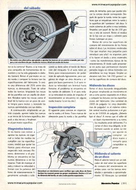 Mecánico del sábado - Remedio para frenos con vibraciones - Marzo 1999