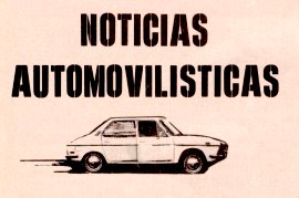 Noticias Automovilísticas - Diciembre 1971