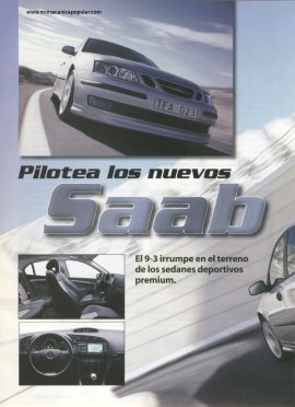 Pilotea los nuevos Saab -Enero 2003