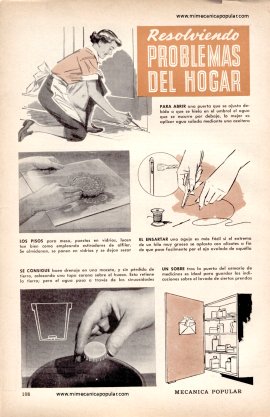 Resolviendo problemas del Hogar - Febrero 1958
