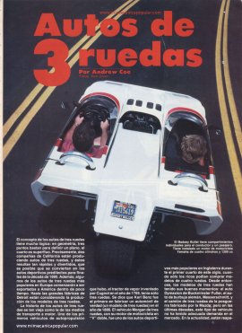 Autos de 3 ruedas - Enero 1985