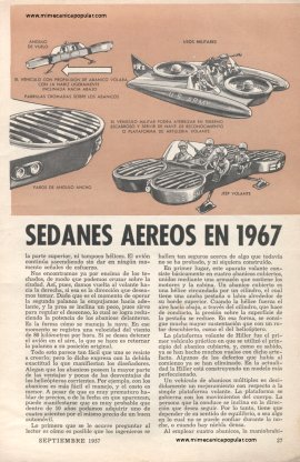 Habrá Sedanes Aéreos en 1967 - Septiembre 1957