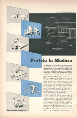 Proteja la Madera Contra el Deterioro - Agosto 1953