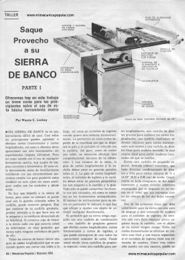 Saque Provecho a si SIERRA DE BANCO - Octubre 1972