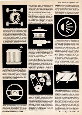 12 formas de destrozar su auto - Abril 1984