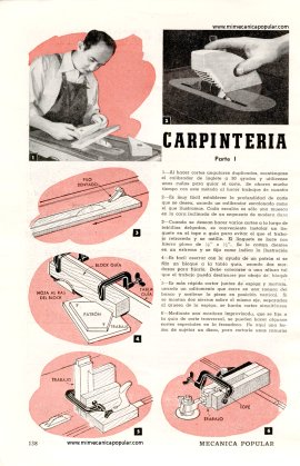Carpintería Mecánica -Útiles consejos - Diciembre 1947