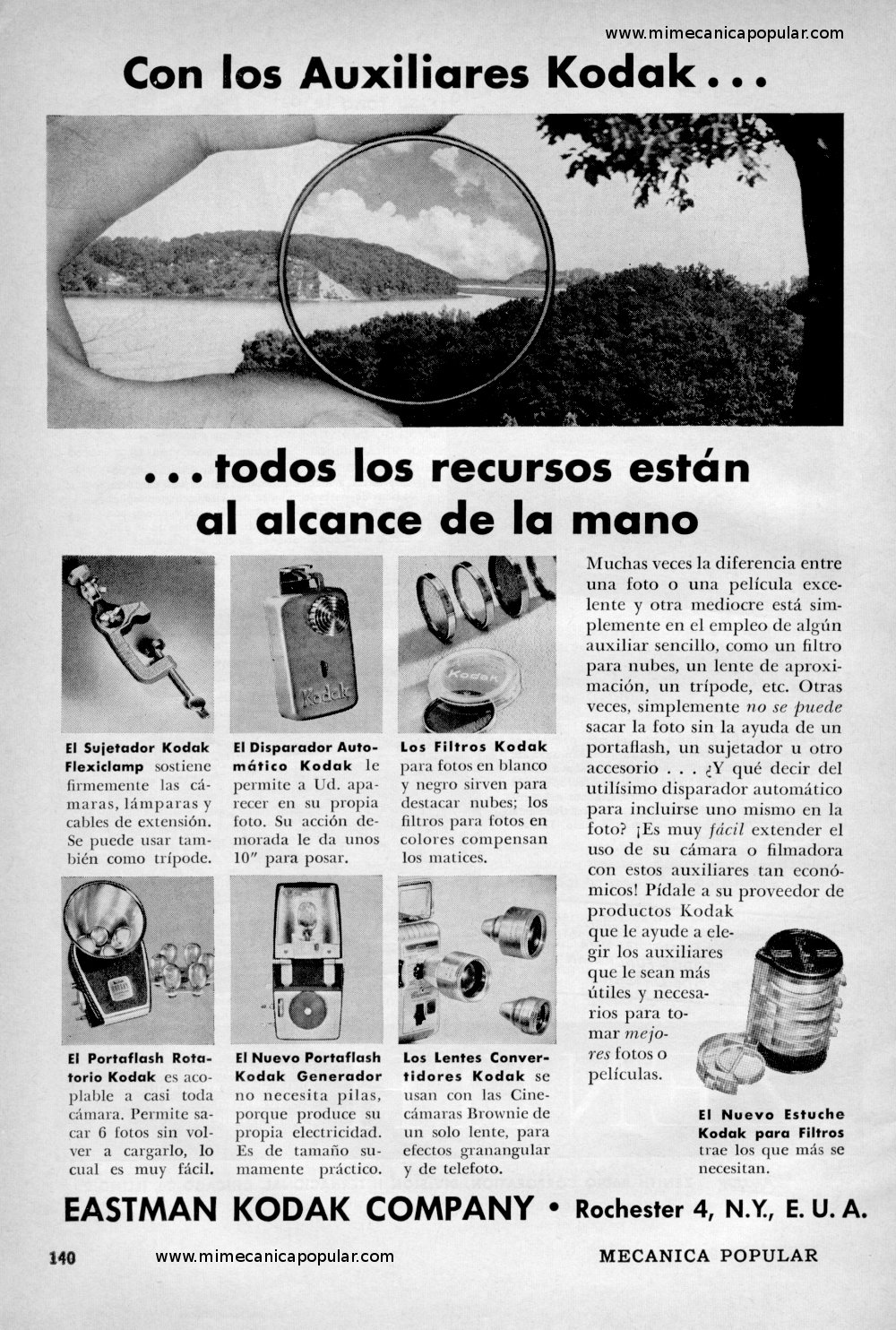 Publicidad - Kodak - Junio 1959