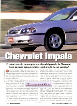 Chevrolet Impala -Agosto 2001
