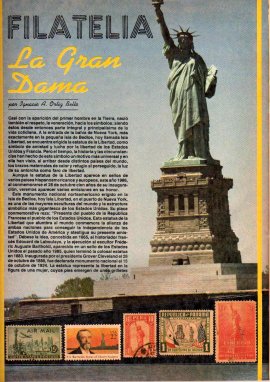 Filatelia - La Gran Dama - Abril 1986