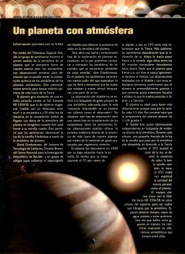 Un planeta con atmósfera - Febrero 2002