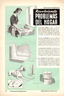 Resolviendo problemas del Hogar - Octubre 1958