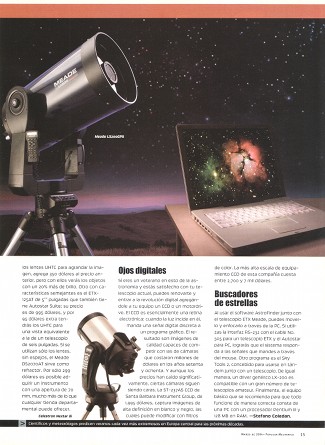 Los astros en tu laptop - Marzo 2004