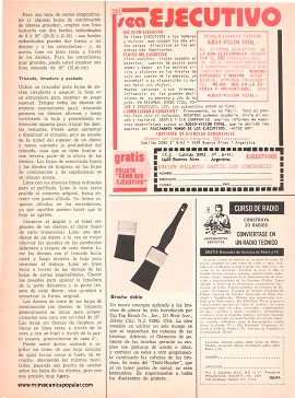 Cómo afilar sierras y serruchos - Septiembre 1977