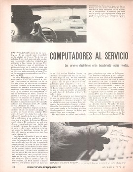 Computadores al Servicio de la Policía - Julio 1966