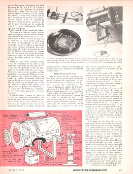 Construya un Reflector Para Tomar Fotografías - Febrero 1967