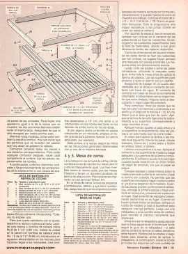 5 ideas para la casa - Octubre 1981