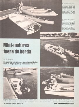 Mini-motores fuera de borda - Mayo 1978