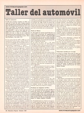 Clínica del Automóvil - Octubre 1981