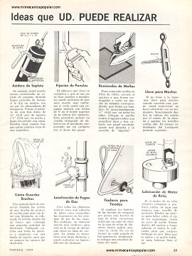 8 ideas prácticas para el taller - Febrero 1969