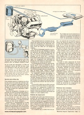 Arreglando el sistema de escape - Septiembre 1980