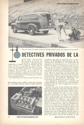 Detectives Privados de la Industria - Julio 1953
