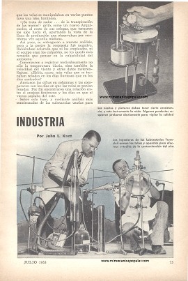 Detectives Privados de la Industria - Julio 1953