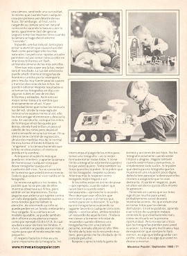Fotografiando niños - Septiembre 1980