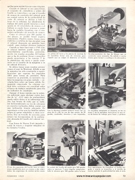La Maximat 7 - Máquina para Tornear, Perforar y Fresar - Febrero 1969