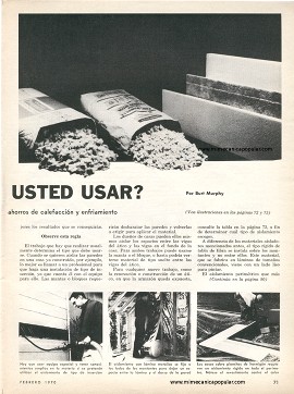 ¿Que Aislamiento Debe Usted Usar? - Febrero 1970