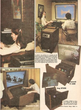 TV de pantalla gigante - Mayo 1980
