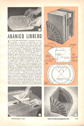 Abanico Librero - Febrero 1950