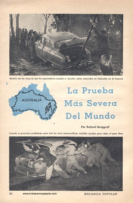 Australia: La Prueba Más Severa Del Mundo - Abril 1957