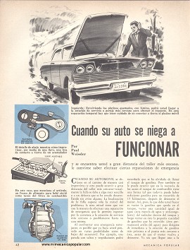 Cuando su auto se niega a funcionar - Enero 1963
