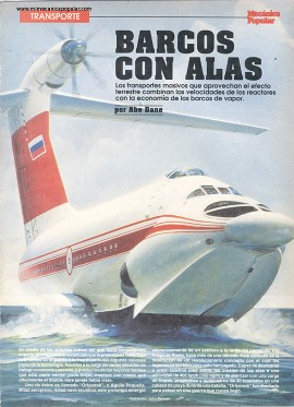 Barcos con Alas - Agosto 1992