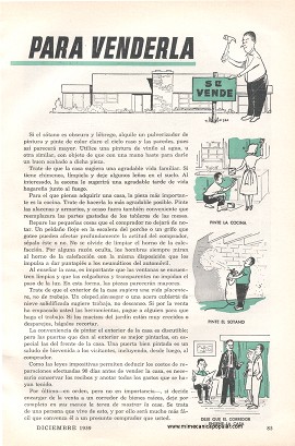 Cómo arreglar su casa para venderla - Diciembre 1959
