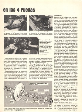 Cómo arreglar vehículos con mando en las 4 ruedas - mayo 1979