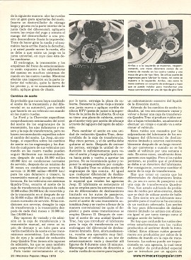 Cómo arreglar vehículos con mando en las 4 ruedas - mayo 1979